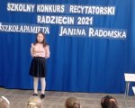 Szkolny Konkurs Recytatorski 2021