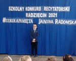 Szkolny Konkurs Recytatorski 2021